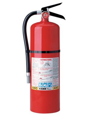 KIDDE PRO LINE 10 LB ABC WITH WALL HOOK - Fire Safety